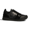 Valentino Garavani Camouflage Black Leather Sneakers