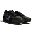 Valentino Camouflage Blue & Black Sneakers